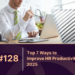 improve hr productivity