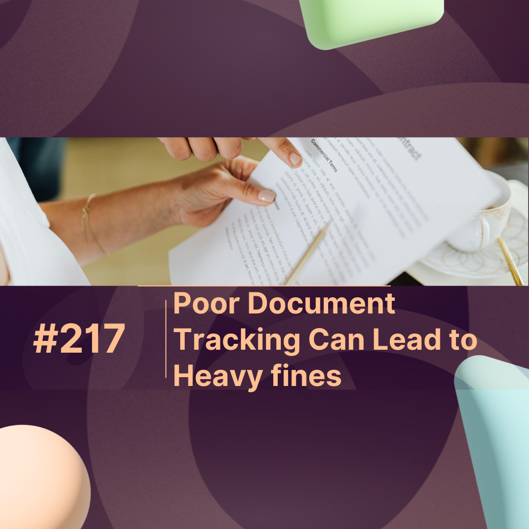 Poor Document Tracking Can Lead to Heavy Compliance Fines in 2026