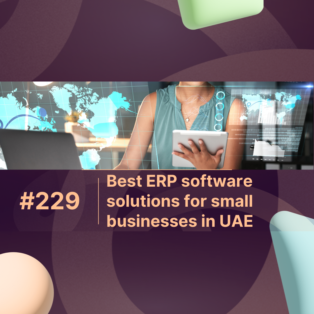 Best ERP software solutions for small businesses in UAE