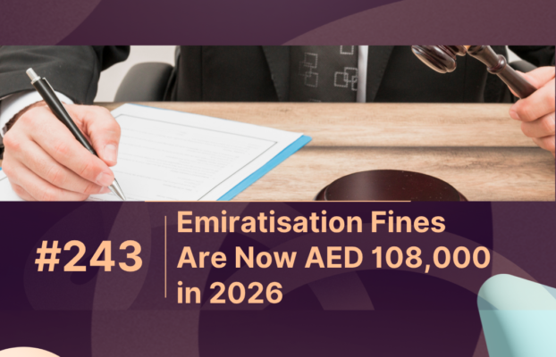 Emiratisation Fines Are Now AED 108,000 in 2026